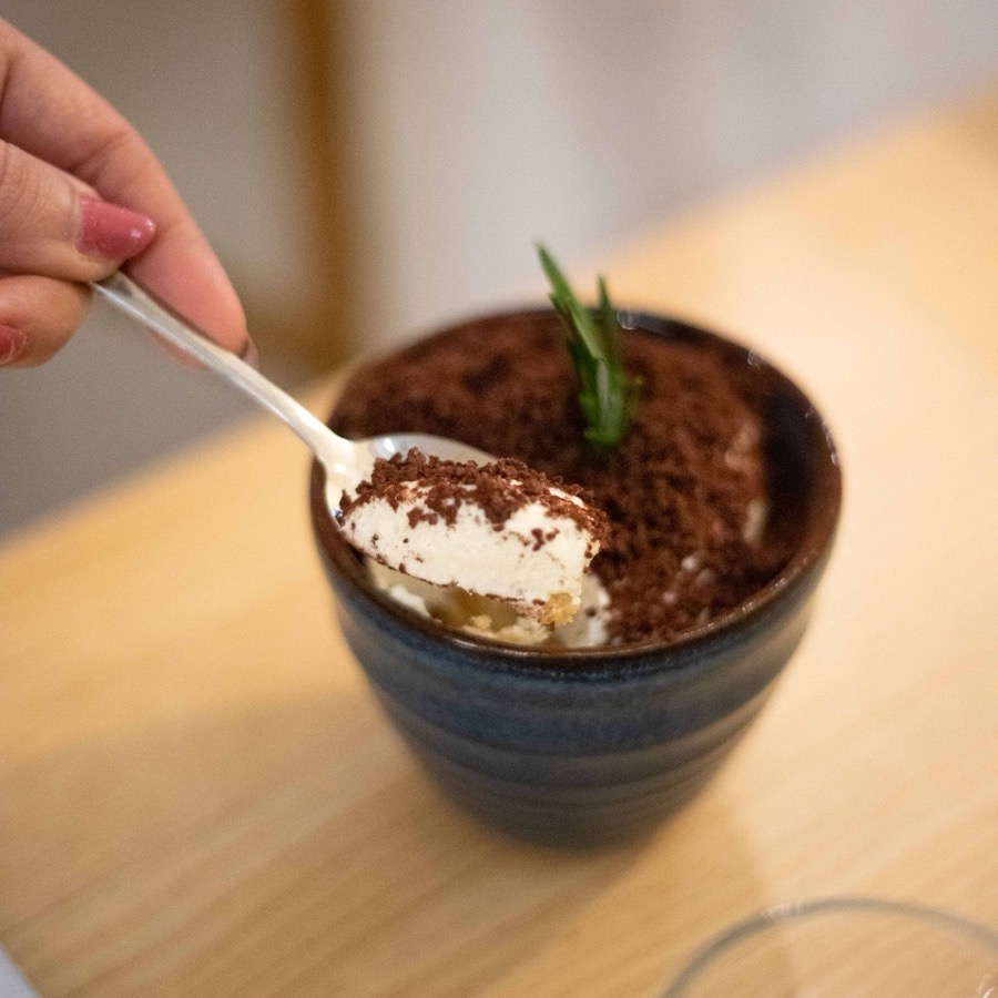 Tiramisù della casa, postre italiano de Rústico Napoli